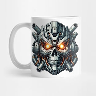 Biomech Skull S01 D05 Mug